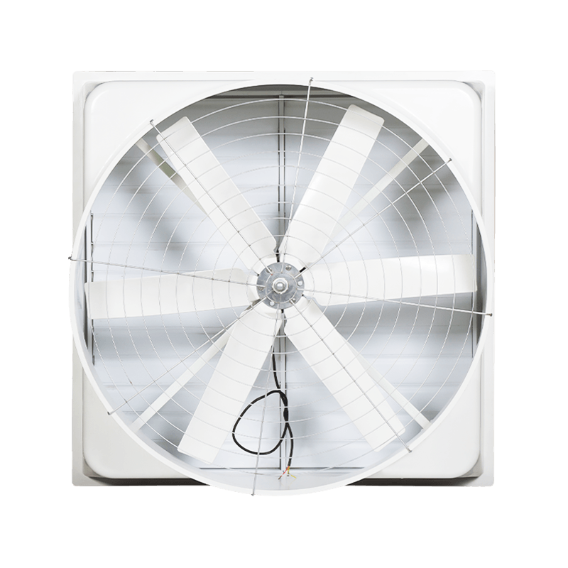 What is the electrical performance of the glass fiber reinforced plastic negative pressure fan? In what scenarios is this performance particularly important?